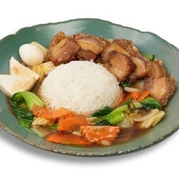 ข้าวหมูกรอบ