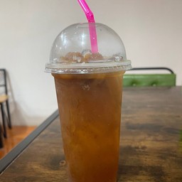 น้ำลำไย+น้ำแข็ง1แก้ว