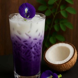 อัญชันมะพร้าวนมสด