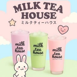 Milk Tea House ชานมไข่มุก อยู่หน้าป้ายชุมชนเคหะนวมินทร์