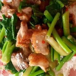 ผัดคะน้า(เป็นกับข้าว)