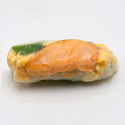 Pan Seared Salmon and Egg - โรลแซลมอนย่างและไข่