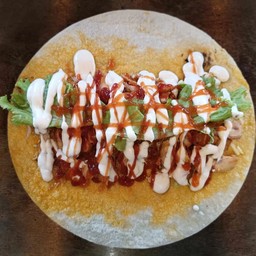 Lamb + chicken cheese wrap