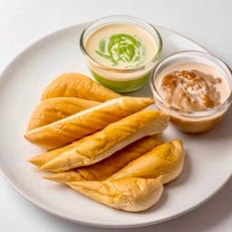 ซอฟท์โรลนมสด เเยกจิ้ม สังขยา 2สี