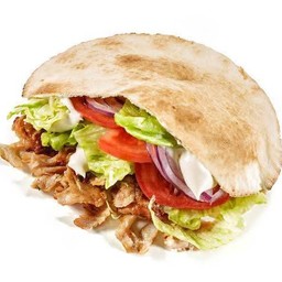 Chicken+Lamb Mixed & cheese sandwich