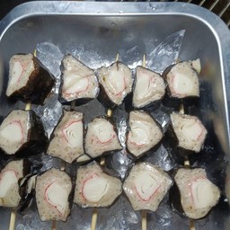 จอหมูใส้ปูอัด