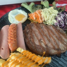 สเต็กเนื้อริบอายพิเศษ