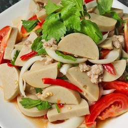 ยำหมูยอหมูสับ