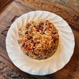 ข้าวคลุกน้ำพริกลงเรือ (ไม่มีผักและเครื่องเคียง)