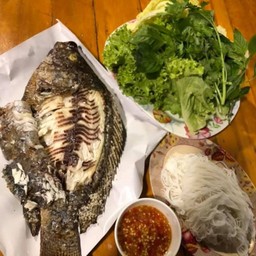 [เซตสุดฮิต] เมี่ยงปลานิลเผา + ตำปูปลาร้า