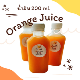 น้ำส้ม (มีเนื้อส้มผสม) 200 ml