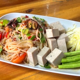 ตำขนมจีนหมูยอ