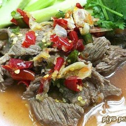 เนื้อมะนาวคะน้าสด
