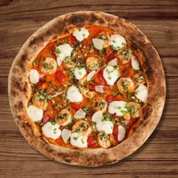 พิซซ่ากุ้งซอสชมพู