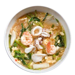 สุกี้รวม หมู ไก่ กุ้ง หมึกกรอบ  หมึกกล้วย