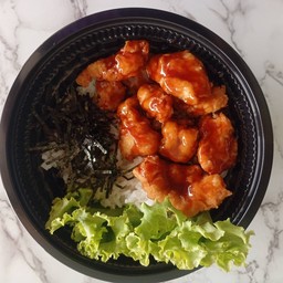 ขัาวไก่ กรอบซอสบาบิคิว