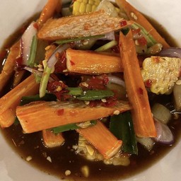 ยำปูอัดปลาร้าแซ่บเวอร์