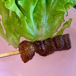 เนื้อย่างเสียบไม้ เกรดA