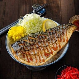 69) ข้าวหน้าปลาซาบะย่างเทอริยากิ