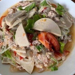 ยำวุ้นเส้นไก่ยอ+ไก่สับ