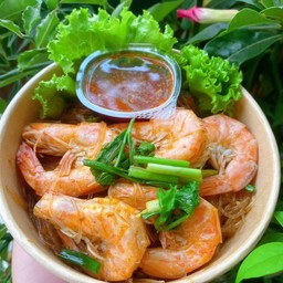 กุ้งอบวุ้นเส้น