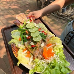 ปลาทับทิมนึ่งมะนาว