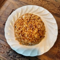 ข้าวคลุกน้ำพริกตาแดง (ไม่มีผักและเครื่องเคียง)