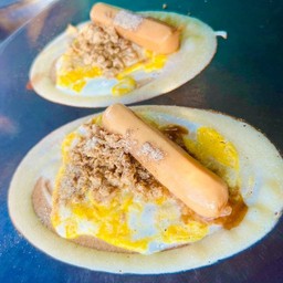 โตเกียว ใส้ไข่+ฮอดดอก+หมูสับ