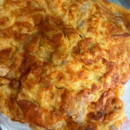 ข้าวไข่เจียวหมูสับ [ไข่สองฟอง]