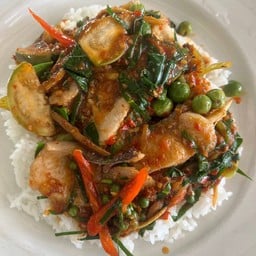 ผัดเผ็ดปลาคัง(กับข้าว)
