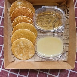 มินิแพนเค้ก ชิ้นเล็ก 10 ชิ้น