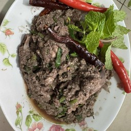 ก้อยขั่วเนื้อสุก(ขม)