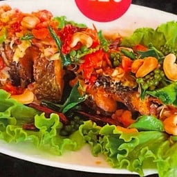 ปลาช่อนลุยสวน