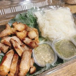 เมี่ยงหมูสามชั้นทอด