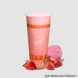 สตรอว์เบอร์รี่โยเกิร์ตปั่น Strawberry Yogurt Smoothie