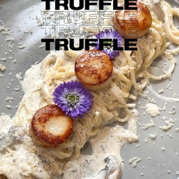 Creamytruffle scallops Lm