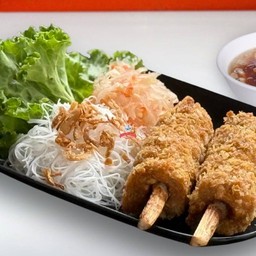 กุ้งพันอ้อยเล็ก 2 ไม้
