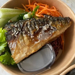 ข้าวปลาซาบะย่างเทอริยากิ