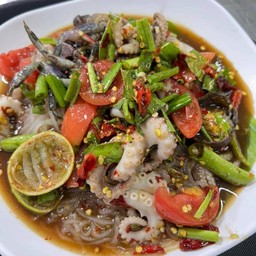 ตำเส้นเล็กหมึกสาย