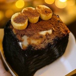 ปังปิ้งชาโค + ไมโลกล้วยหอมขมข้น