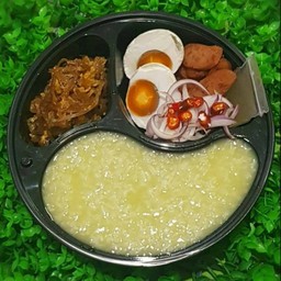 ชุดข้าวต้ม+ยำกุนเชียงไข่เค็ม+ไชโป้วผัดไข่