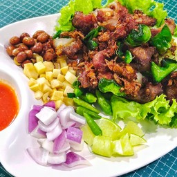 แหนมกระดูกอ่อนทอด