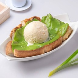 ปังปิ้งไอติม สังขยาใบเตย