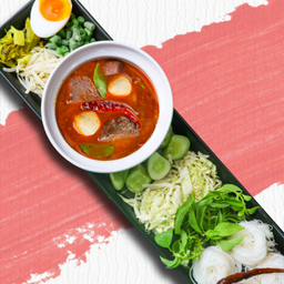 ขนมจีนแกงป่าลูกชิ้น