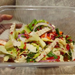 ยำหมูยอ+ปูอัด