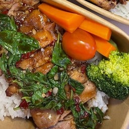 ข้าวหน้าไก่ย่างฮาลาล
