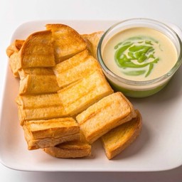 ปังปิ้ง แยกจิ้ม สังขยาใบเตย