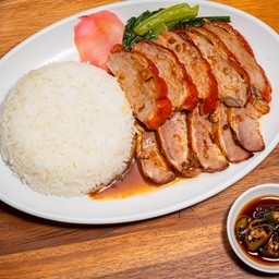 ข้าวเป็ดหมูแดง