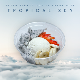 Acai & Greek yogurt Cloudii Bowl