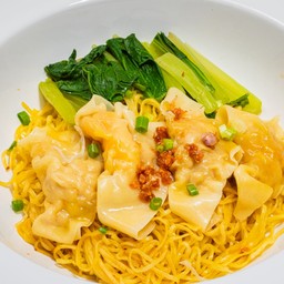 บะหมี่เกี๊ยวกุ้งล้วน